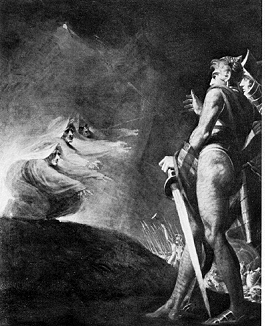 Henry Fuseli. Macbeth, Banquo and the Witches on the Heath, 1793-4.