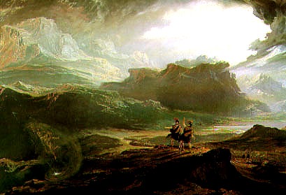 John Martin (1789-1854). Macbeth (1820), Oil on canvas, approximately 20 x 28 inches. National Gallery of Scotland, Edinburgh.