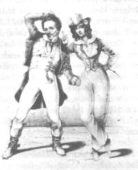 Ferdinand Raimund in "Das Mädchen aus der Feenwelt oder der Bauer als Millionär", 1831