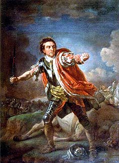 Francis Hayman. David Garrick als Richard III., 1760. Öl auf Leinwand, The Royal National Theatre and the Shakespeare Memorial Theatre Trust.