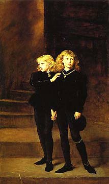 John Everett Millais. The Princes in the Tower, 1878. Öl auf Leinwand, Royal Holloway and Bedford New College.