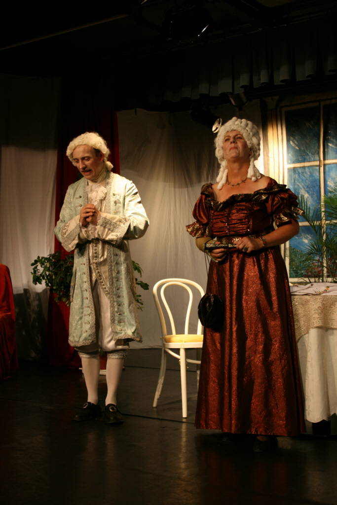 Clitandre (W. Peter) und Belise (V. Kerschbaum)