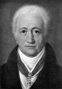 Goethe um 1818