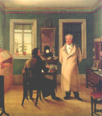 Goethe in seinem Arbeitszimmer, 1831