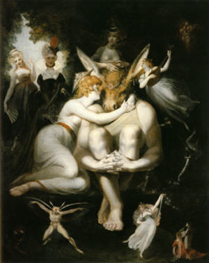 Johann Heinrich Füssli, Titania und Zettel