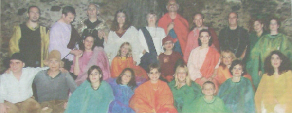 Gruppenfoto zu "Ein Sommernachtstraum", Juli 2004