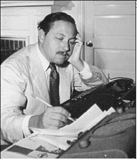 Tennessee Williams bei der Arbeit